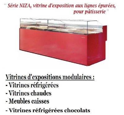 Linaire de vente NIZA Dessus en acier inox