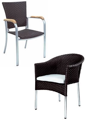 Fauteuil empilable de boulangerie
