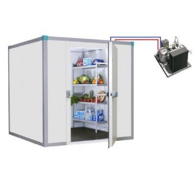 Chambre froide avec groupe à distance Chambre froide avec groupe à distance