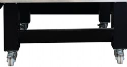 Support inox mobile. Pour T75/TT96/TT98 (pour 1 ou 2 chambres). Hauteur 60 cm.