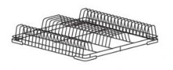 Panier carré 50x50 pour 22 assiettes 