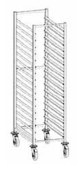 
Chariot GN1/1 - 20 niveaux de 77 mm - sans grille
Dimensions : 454x653x1785mm