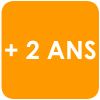 + 2 ans de garantie pièces et main-d'oeuvre
