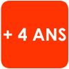 + 4 ans de garantie pièces et main-d'oeuvre