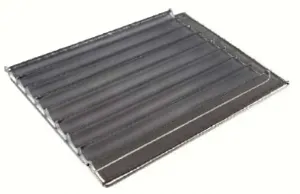 Filet de cuisson inox avec revtement silicone 400x600 5 alvoles SASA