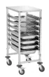 Chariot de transport en inox  GN1/1   7 niveaux  BARTSCHER