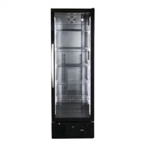 Armoire  boisson 1 porte vitre 293 Litres noire COMBISTEEL 7455.1347