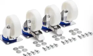 Kit de 4 roulettes de 100mm 7790636
