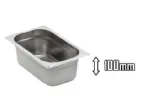 Bac gastro inox GN 1/4 profondeur 100mm