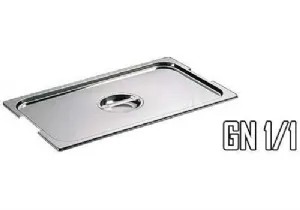 Couvercle pour bac gastro inox GN 1/1 CBGC11B