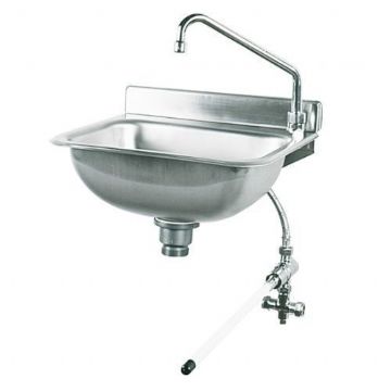 Lave-mains inox sans dosseret