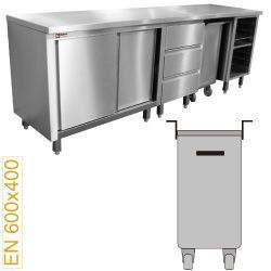 Module tour ptissier sec - bac  sucre 125L