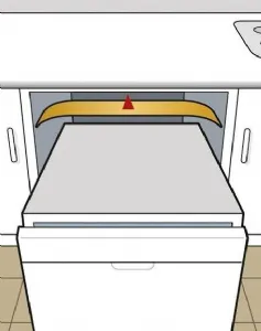 Kit de protection bues en inox Lorsque la porte de la machine est ouverte, la vapeur sort, et le bois risque de gonfler. Il faudra installer un kit de protection anti-vapeur si les meubles annexes  la machine sont en bois. 80 002 875