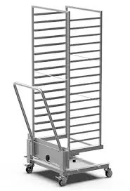Chariot Capacit : 16 600x400 Distance entre niveaux : 80mm Dimensions : 743x643x1725mm XCB1001