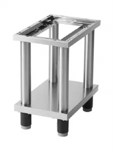 Pitement neutre - Ouvert - Pieds rglables en plastique Dimensions : 330x510x570mm Fabrication : inox 430 153 000 035