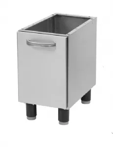 Pitement neutre - Ferm avec porte - Pieds rglables en plastique Dimensions : 330x530x570mm Fabrication : inox 430 153 000 135
