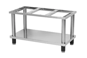 Pitement neutre - Ouvert - Pieds rglables en plastique Dimensions : 990x510x570mm Fabrication : inox 430 153 000 095
