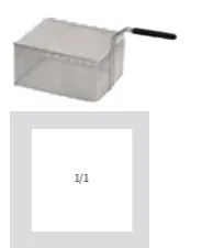 Panier 1/1 - Dimensions : 200x280x135mm 408 008 000