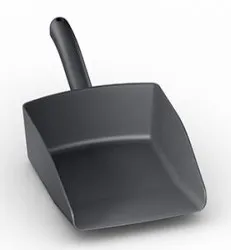 Pelle de dbarrassage non perfore  	Pour dbarrasser de faon simple et scurise, ainsi que pour diviser en portions des grandes quantits d'aliments. 	Lgre, rsistante aux chocs, aux rayures et  une temprature maximale de 250 C. 60.73.348