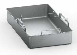Panier pour pochage 	Ce panier est accroch au bras du systme de descente et relevage automatique puis chargs.  la fin du cycle de cuisson, le panier sort automatiquement du liquide de cuisson et tre sorti sans effort. 60.74.986