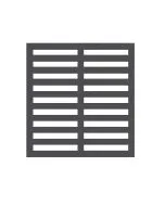 Grille en acier inox Pro Line 845x335mm 7489.0511