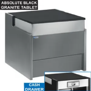 Elment caisse 700 mm - GRIS Avec plan de travail en granit Dimensions : 700x1085x915mm VZT-700/G8_PROMO