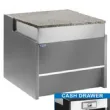 Elment caisse 700mm - GRIS Avec plan de travail en granit Dimensions : 700x980x915mm