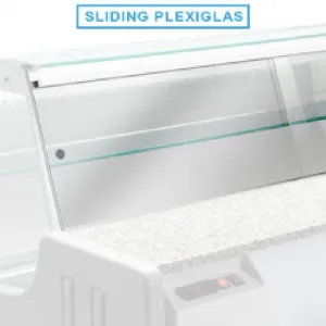 Portillons en plexiglas VERONA Line 1400mm PX14/UT_PROMO