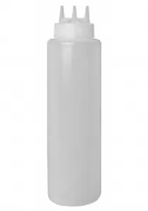 Bouteille  sauce 1 Litre - 3 becs verseurs CB3B