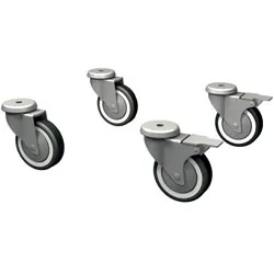 Kit 4 roues pivotantes PR-GBT-T