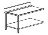 Table d'entre/sortie gauche Dimensions : 680x700x1050mm TL/961SX 03290612