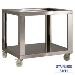 Support inox LD4/35-N, roues nylon, 2 avec freins Dimensions : 1073x888x1049mm SLD4/35-N
