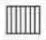 Grille plastique pour 7 pains, 7x1 de 68x400mm