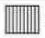 Grille plastique pour 9 baguettes, 9x1 de 53x400mm