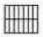 Grille plastique pour 18 sandwichs, 9x2 de 53x200mm