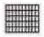 Grille plastique pour 50 petits pains, 10x5 de 48x80mm