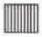 Grille inox pour 10 baguettes, 10x1 de 48x400mm