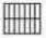 Grille inox pour 14 sandwichs, 7x2 de 68x200mm