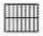Grille inox pour 16 sandwichs, 8x2 de 60x200mm