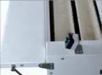 Table de boulage Rabattable et recouverte dun feutre.