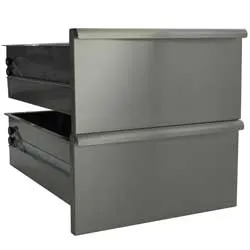 2 tiroirs pour soubassement N65/2TR4