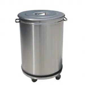 Poubelle avec couvercle sur roues - 50 litres Dimensions : 390 x H600mm 390-50L