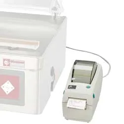 Imprimante thermique direct - ZEBRA Pour l'impression d'tiquettes pour permettre une traabilit de chaque produit mis sous-vide. Parmi les informations mentionnes sur l'tiquette: nom du restaurant, dnomination de produit, date d'emballage, DLC (Da... IMP/LX