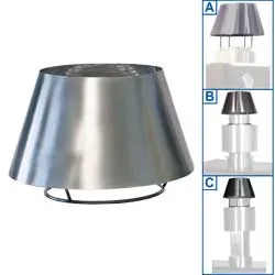 Chapeau chemine inox (tous modles) CCX/ST