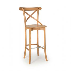 Tabouret de bar en bois BELLO BAR SANDALYECI