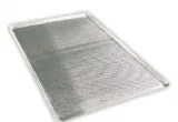 Plaque ptisserie aluminium 400x600mm perfore 4 bords 45 embouties paisseur 1.5mm