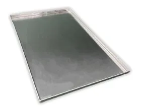 Plaque ptisserie aluminium 600x800mm non perfore 4 bords droits