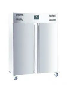 Frigo professionnel inox 2 portes ngative 1400L L2G GN1410BT