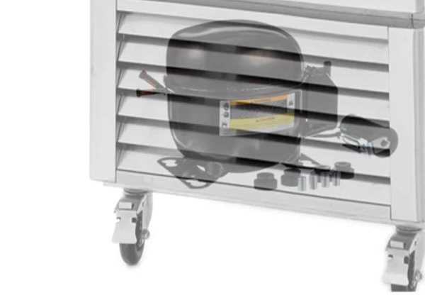 Armoire réfrigérée négative 1 porte vitrée 610 Litres ATOSA - MCF8701GR MCF8701GR -