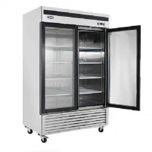 Frigo professionnel ngative 2 portes vitres 1300 Litres ATOSA - MCF8703GR